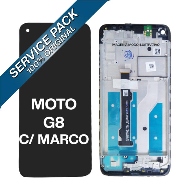 MODULO MOTOROLA G8 (XT2045) CON MARCO ORIGINAL